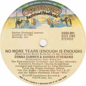 Barbra Streisand & Donna Summer - No More Tears (Enough Is Enough) download free
