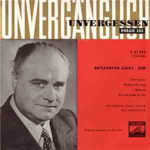 Benjamino Gigli - Benjamino Gigli XIII download mp3 flac Benjamino Gigli - Benjamino Gigli XIII download free