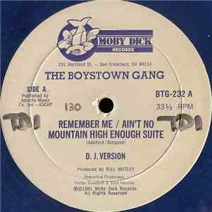 Boys Town Gang - Remember Me / Ain't No Mountain High Enough Suite // Cruisin' The Streets download free