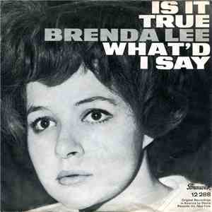 Brenda Lee - Is It True / What'd I Say download free