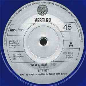 City Boy - What A Night download mp3 flac