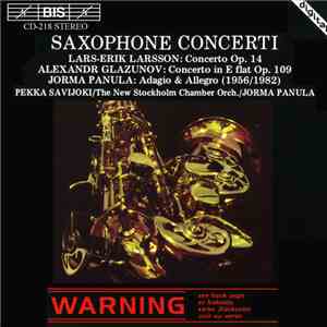 Glazunov, Larsson - Saxophone Concerti download mp3 flac Glazunov, Larsson - Saxophone Concerti download free