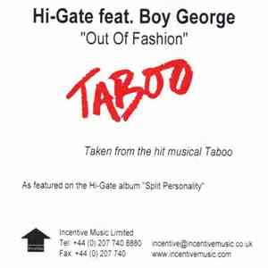 Hi-Gate Feat. Boy George - Out Of Fashion download mp3 flac