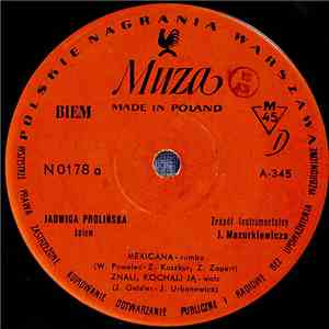 Jadwiga Prolińska, Zespół Instrumentalny J. Mazurkiewicza - Mexicana download mp3 flac