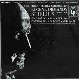 Jean Sibelius - Symphony No. 4 In A Minor, Op. 63 / Syphony No. 5 In E-Flat Major, Op. 82 download free