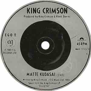 King Crimson - Matte Kudasai download mp3 flac