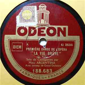 Mme Argentina - Première Danse De L'Opera "La Vie Brève" / Goyescas download mp3 flac
