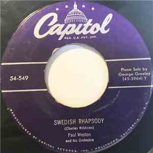 Paul Weston And His Orchestra - Swedish Rhapsody download free
