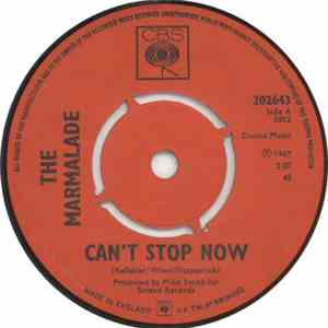The Marmalade - Can't Stop Now / There Ain't No Use In Hanging On download free The Marmalade - Can't Stop Now / There Ain't No Use In Hanging On download mp3 flac