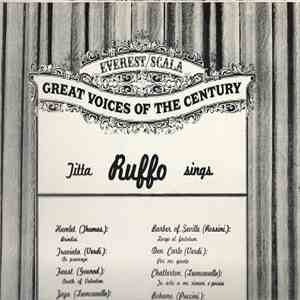 Titta Ruffo, Giuseppe De Luca - Great Voices Of The Century download mp3 flac Titta Ruffo, Giuseppe De Luca - Great Voices Of The Century download free