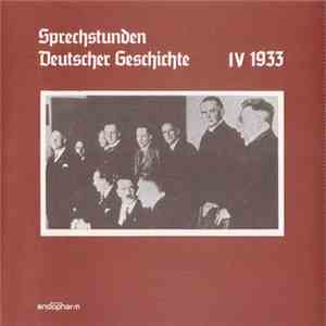 Various - Sprechstunden Deutscher Geschichte IV 1933 download free