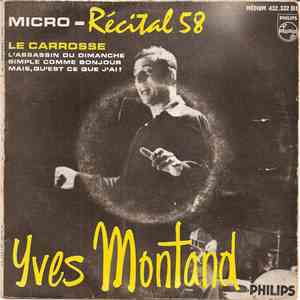 Yves Montand - Micro - Récital 58 (N°2) download free